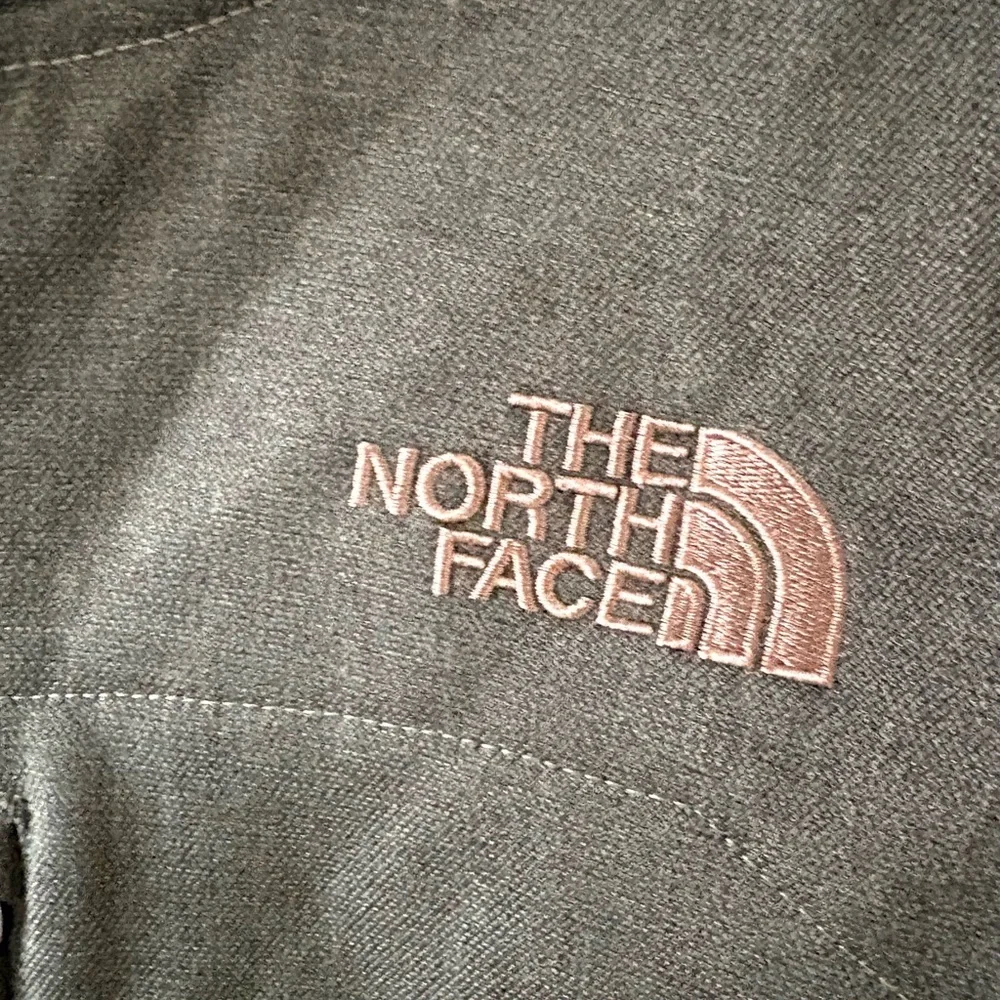 The North Face Apex Softshell Jacket Mens Small Green Hooded Full Zip